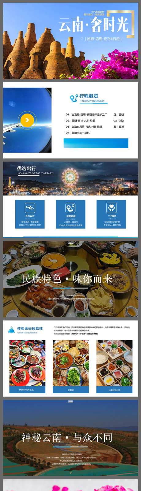 昆明弥勒旅游PPT-采灵感-https://www.cailinggan.com/