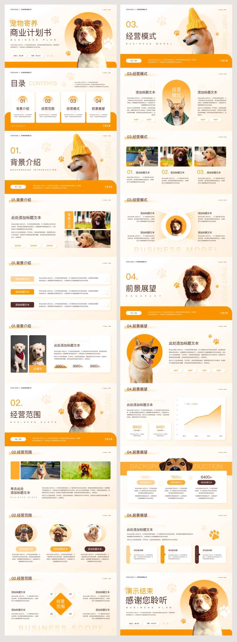 宠物寄养商业计划书-采灵感-cailinggan.com