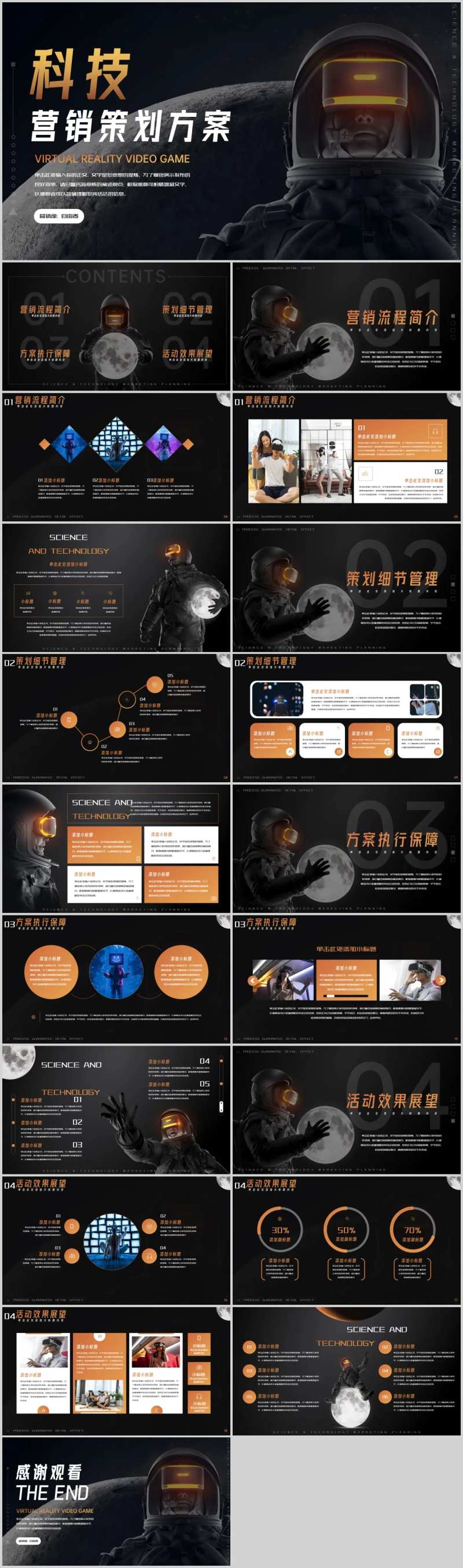 黑橙色科技风营销策划.PPT-采灵感-cailinggan.com