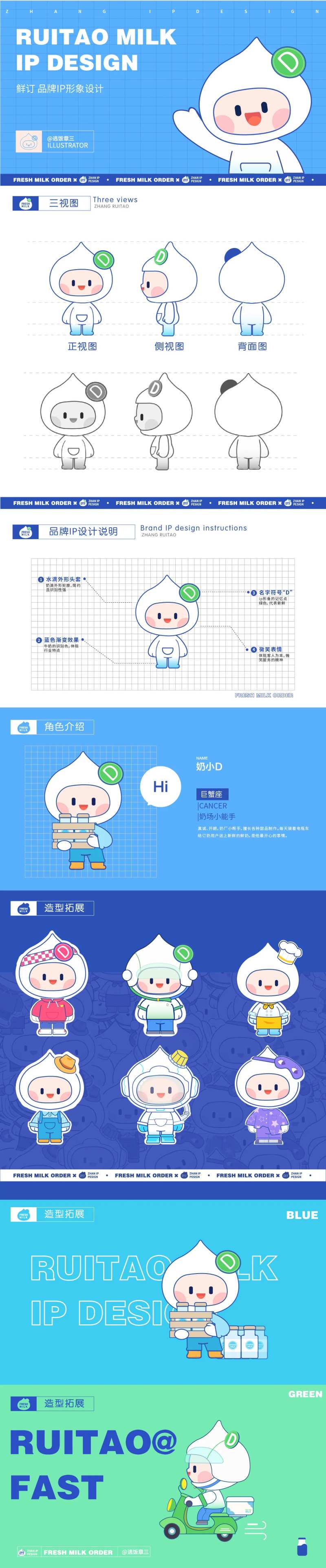 鲜奶品牌IP设计-采灵感-cailinggan.com