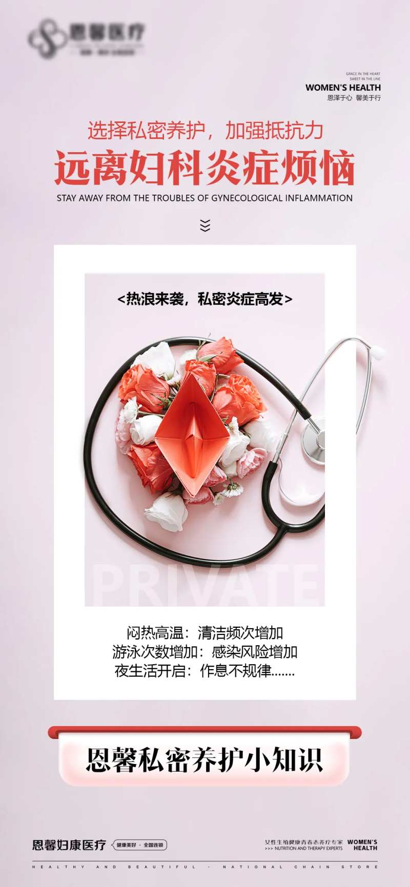 选择私密养护妇科海报-采灵感-cailinggan.com