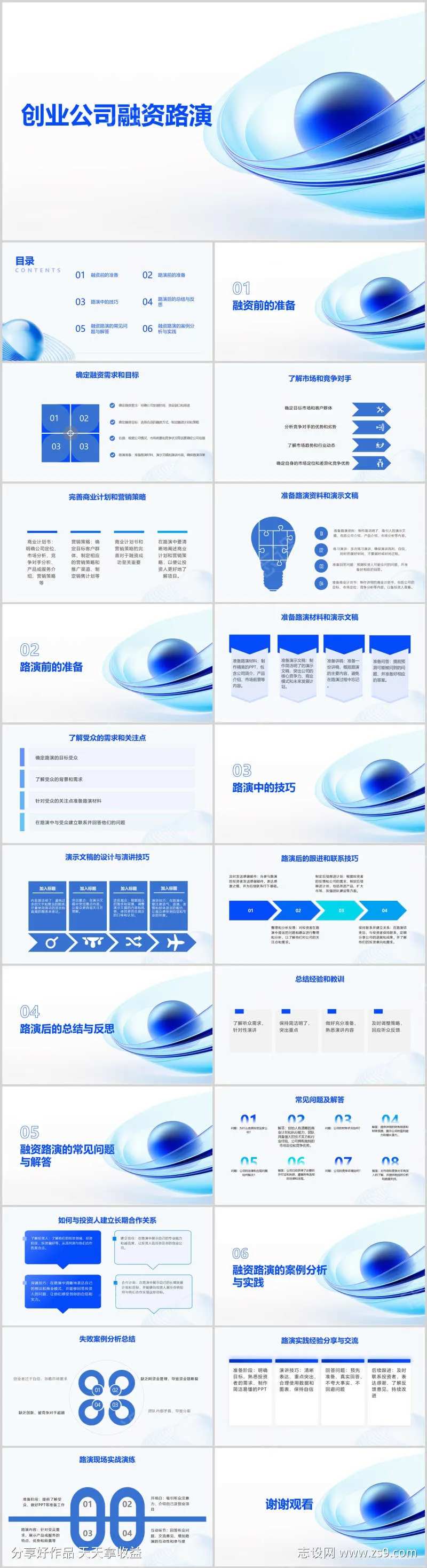 创业公司融资路演PPT-采灵感-cailinggan.com
