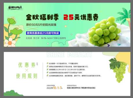 秋天阳光玫瑰葡萄采摘活动券-采灵感-https://www.cailinggan.com/