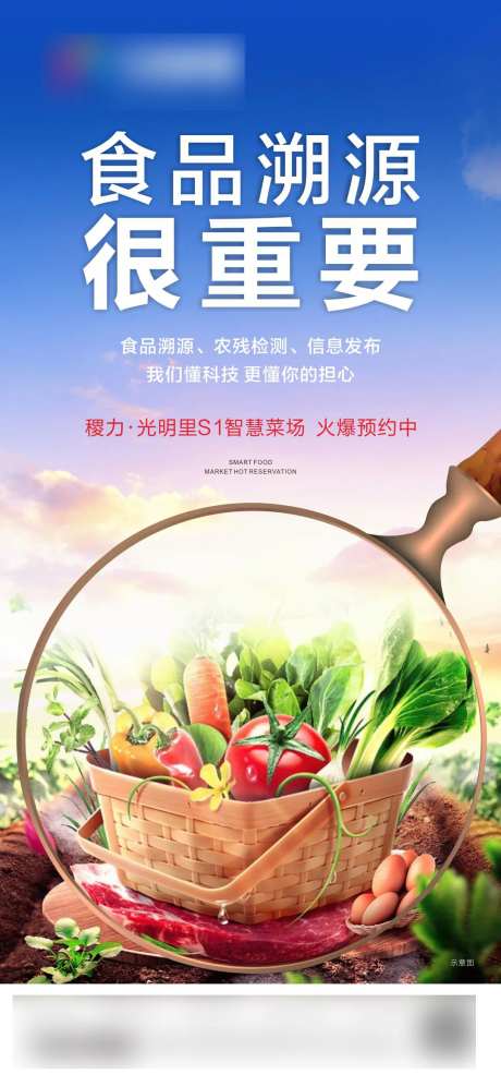 农贸市场商业海报-采灵感-https://www.cailinggan.com/