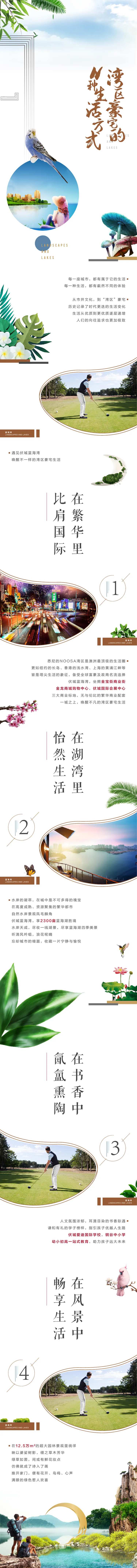 湾区湖居长图海报-采灵感-cailinggan.com