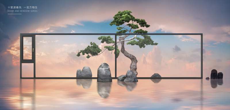 门窗中式展板-采灵感-cailinggan.com