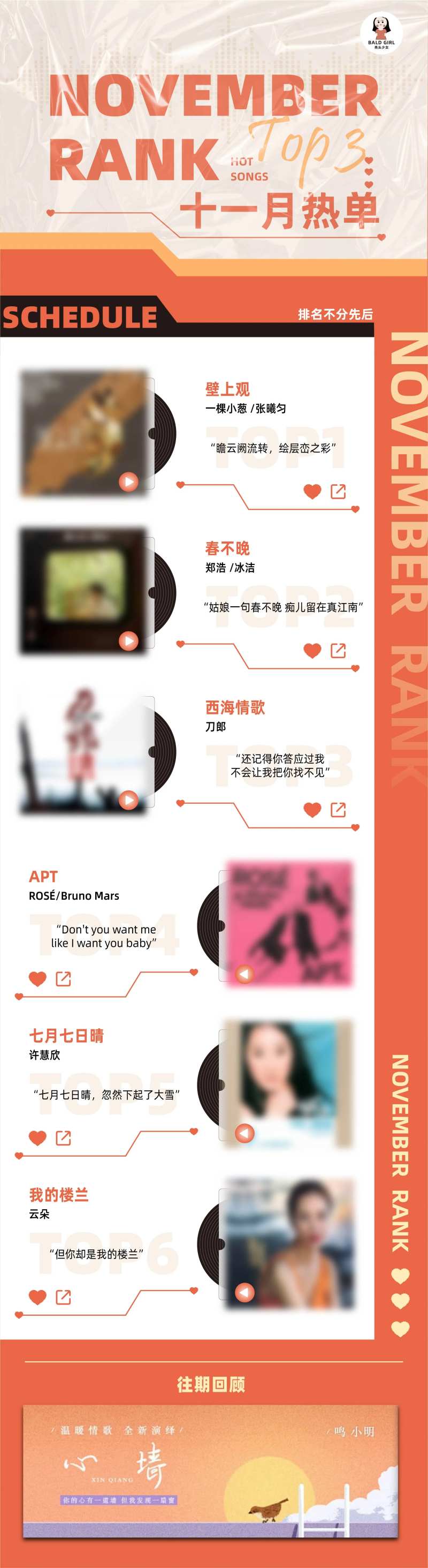 音乐平台公众号歌单合集海报-采灵感-cailinggan.com