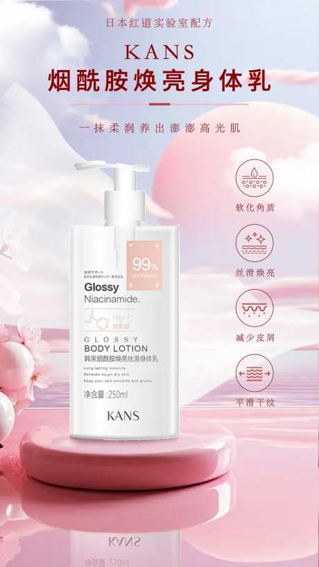 身体乳电商海报-采灵感-https://www.cailinggan.com/