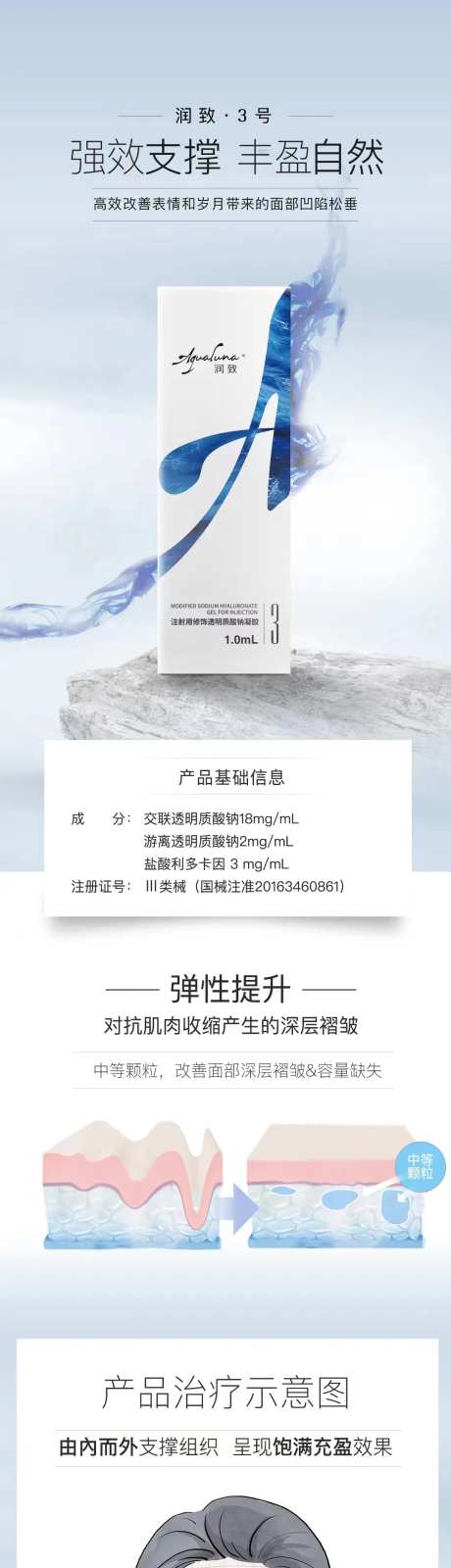 润致3号玻尿酸宣传电商详情页-采灵感-https://www.cailinggan.com/