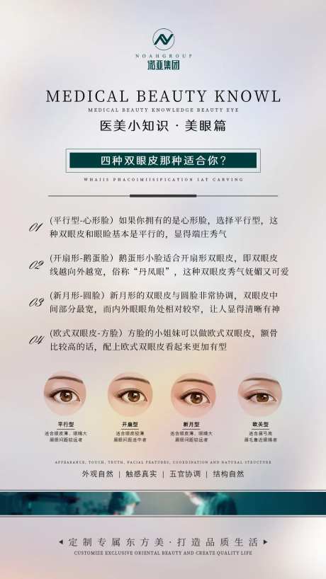 医美整形眼睛科普知识海报-采灵感-https://www.cailinggan.com/