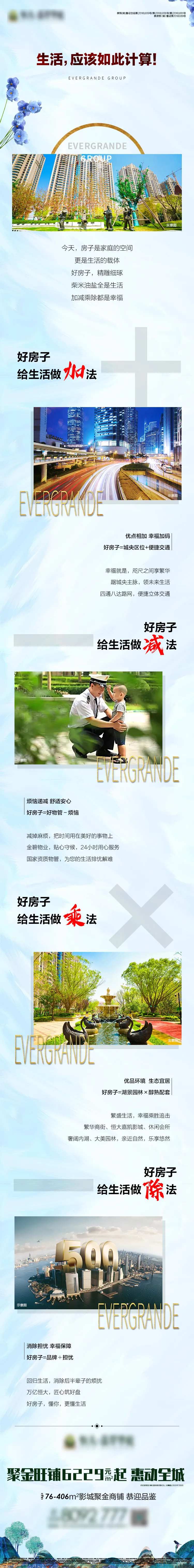 房地产加减乘除价值点长图-采灵感-cailinggan.com