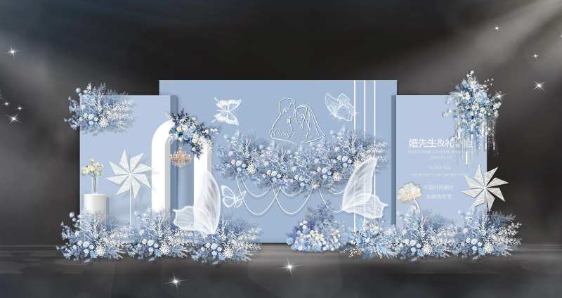 婚礼布置堆头美陈-采灵感-cailinggan.com