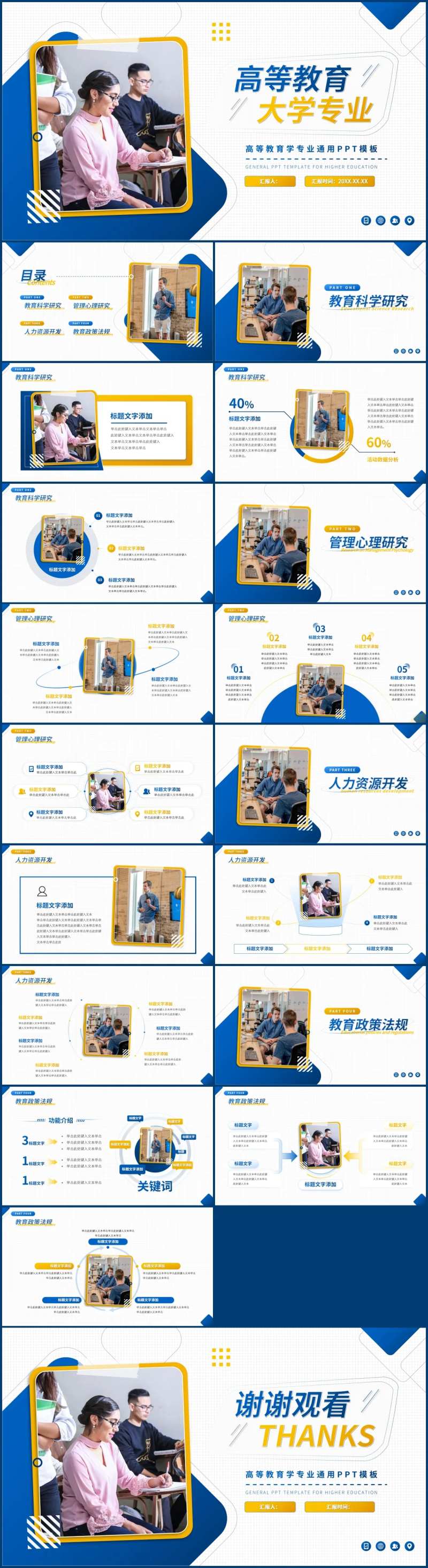 大学高等教育学专业通用PPT-采灵感-cailinggan.com