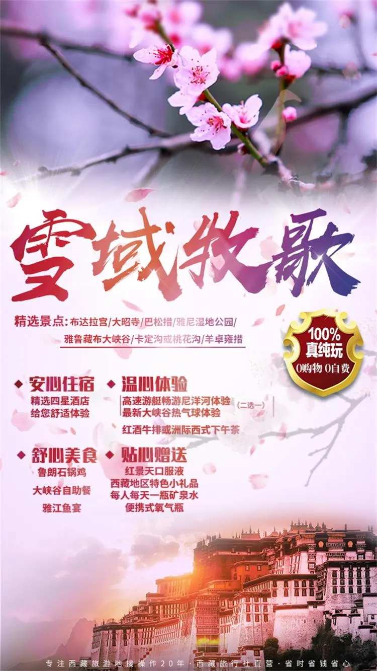 西藏旅游海报-采灵感-cailinggan.com