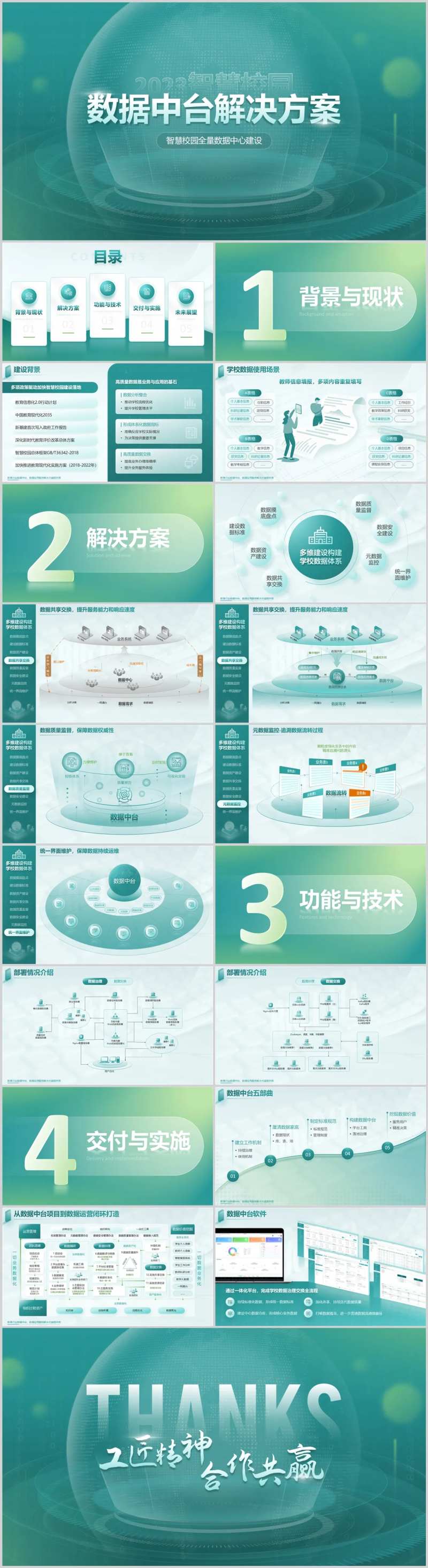 智慧校园数据中心建设解决方案ppt-采灵感-cailinggan.com