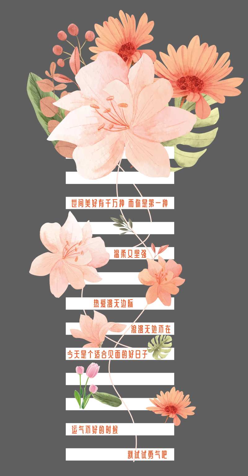 春日花语斑马线-采灵感-cailinggan.com