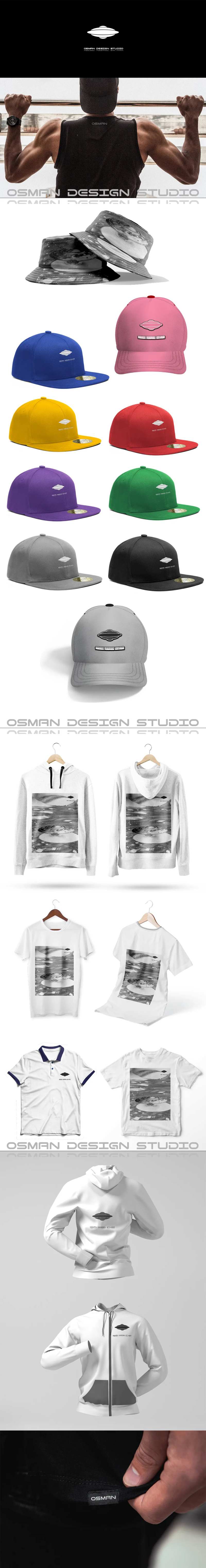 帽子服饰样机合集设计-采灵感-cailinggan.com