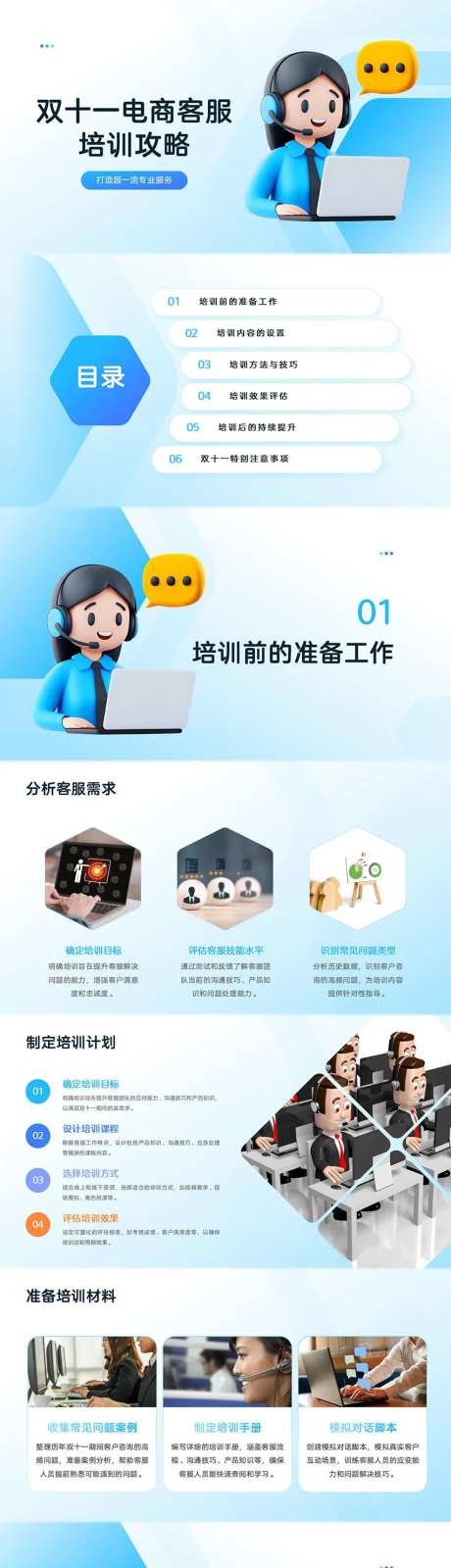 双十一电商客服培训攻略PPT-采灵感-https://www.cailinggan.com/