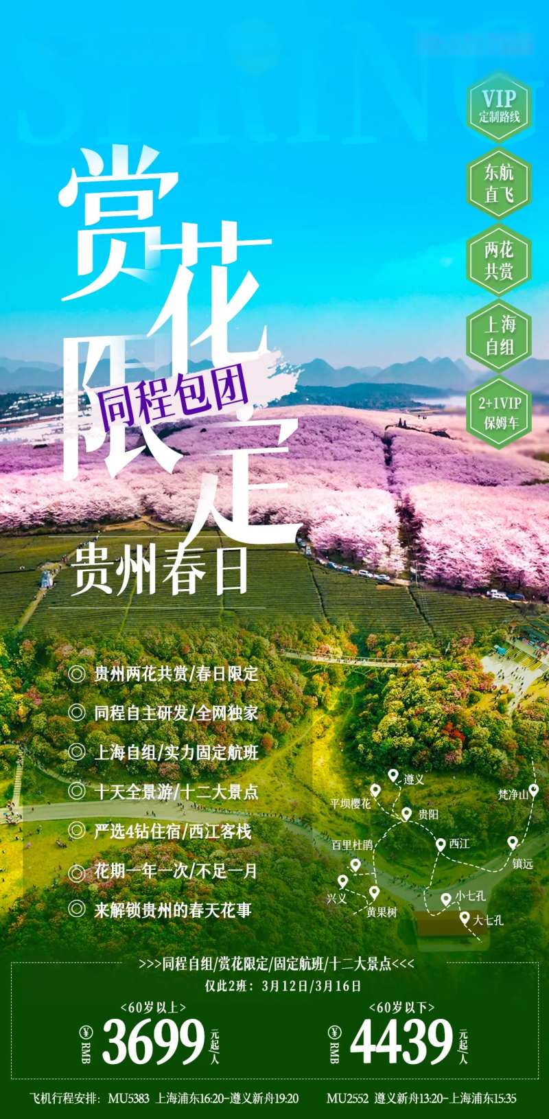 贵州赏花季海报-采灵感-cailinggan.com