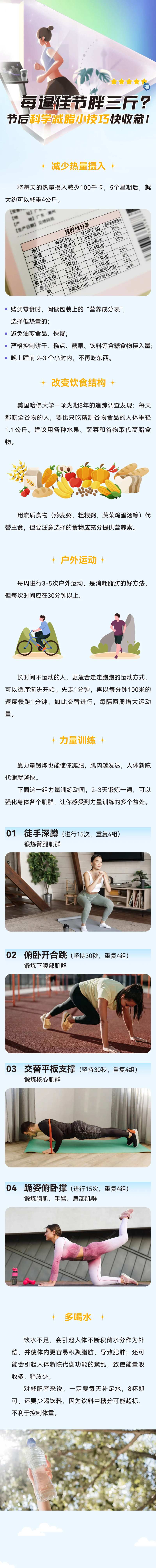 节后科学减脂小技巧推文-采灵感-cailinggan.com