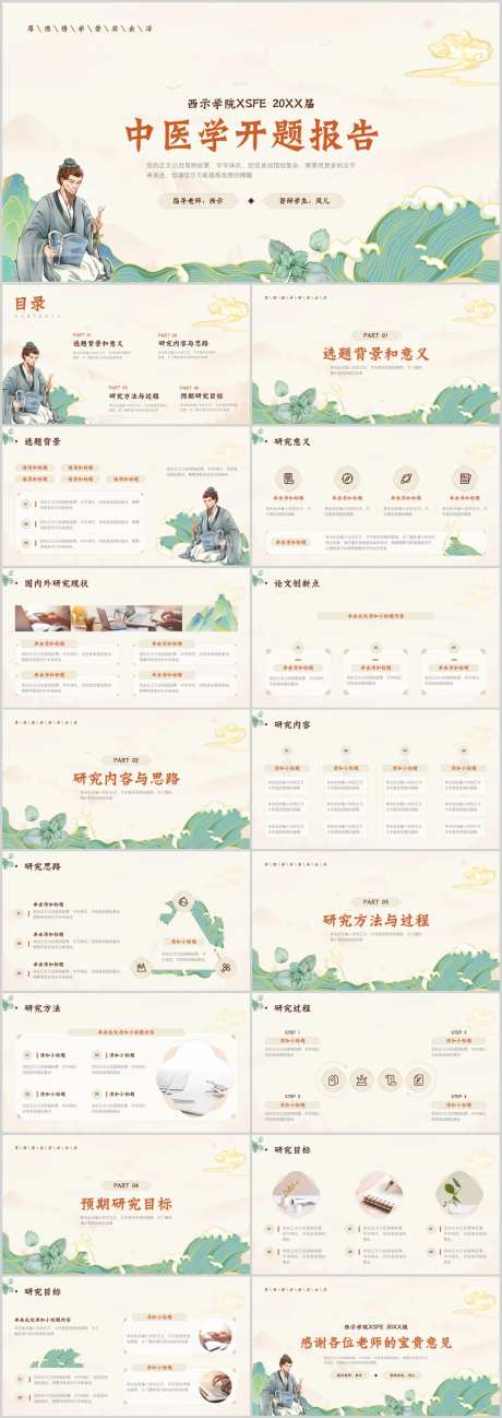 中医学开题报告毕业答辩.PPT-采灵感-https://www.cailinggan.com/