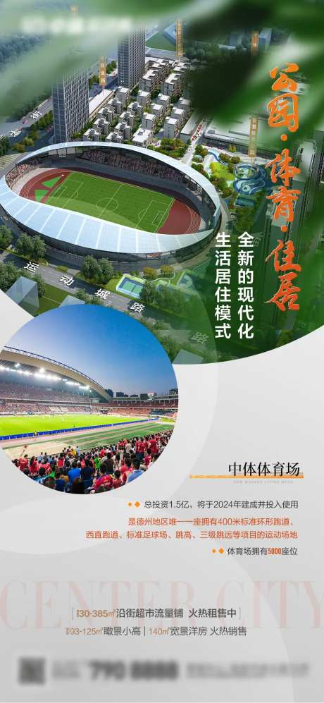 体育场配套海报-采灵感-https://www.cailinggan.com/