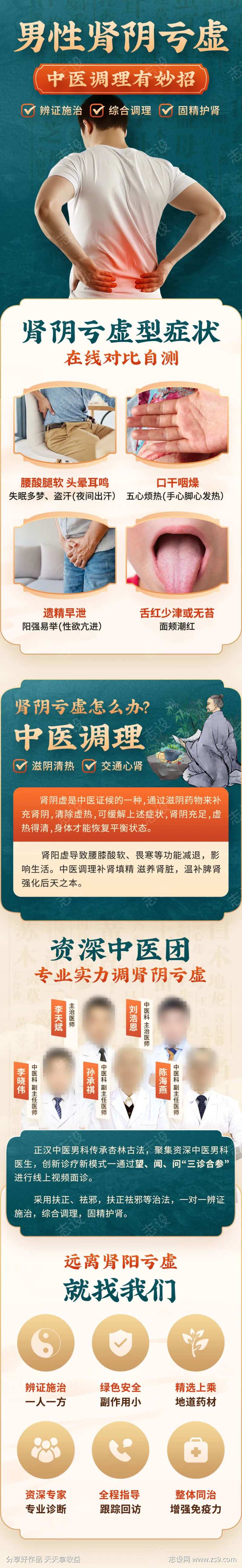 中医调理肾亏肾虚信息流落地页-采灵感-cailinggan.com