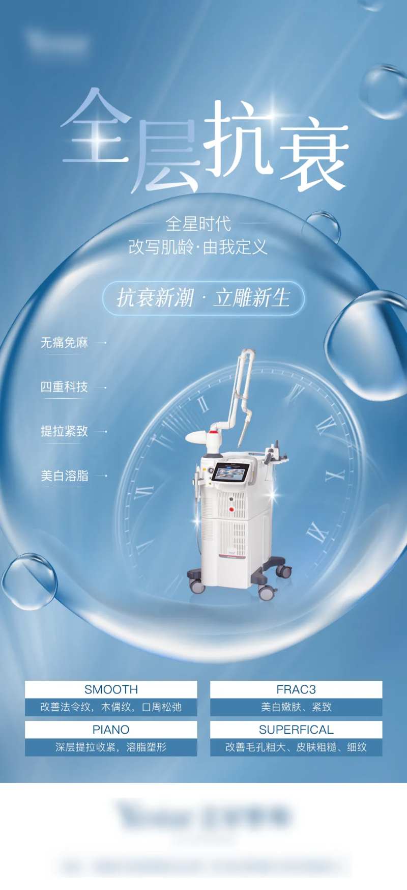 医美全层抗衰fotona仪器宣传海报-采灵感-cailinggan.com