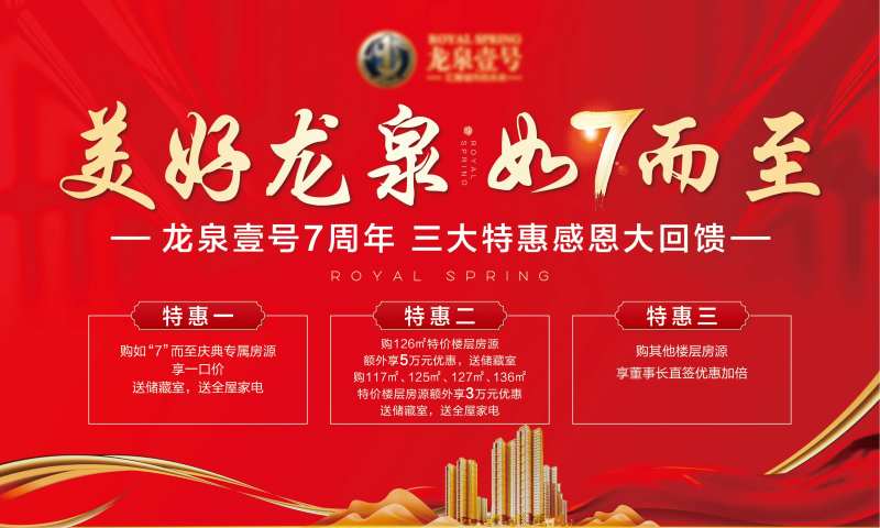 地产钜惠7周年海报-采灵感-cailinggan.com