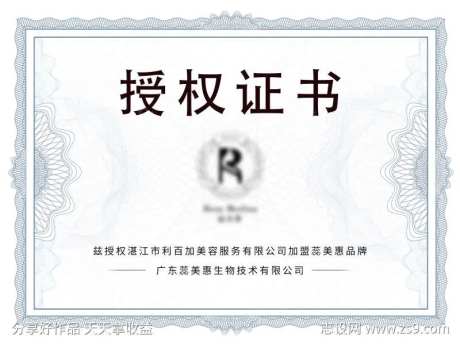 授权证书设计-采灵感-https://www.cailinggan.com/