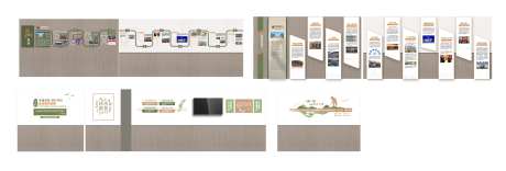 校园楼道发展历程文化墙-采灵感-https://www.cailinggan.com/