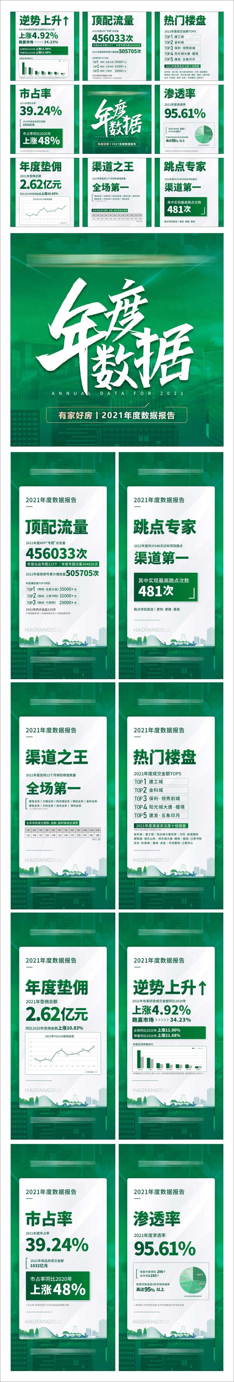 年度账单九宫格                                                                                                                                                                                                 -采灵感-cailinggan.com