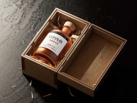 酒瓶样机-采灵感-https://www.cailinggan.com/