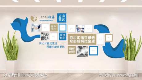 企业文化员工风采相片墙楼梯文化墙-采灵感-https://www.cailinggan.com/