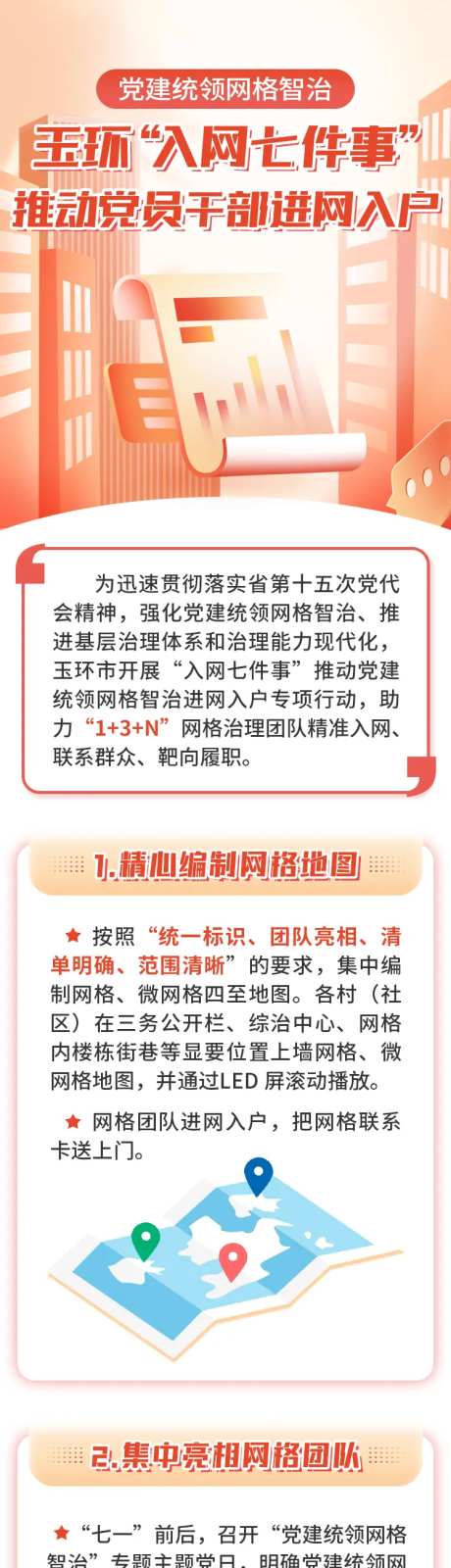 党员干部基层网格治理长图-采灵感-https://www.cailinggan.com/