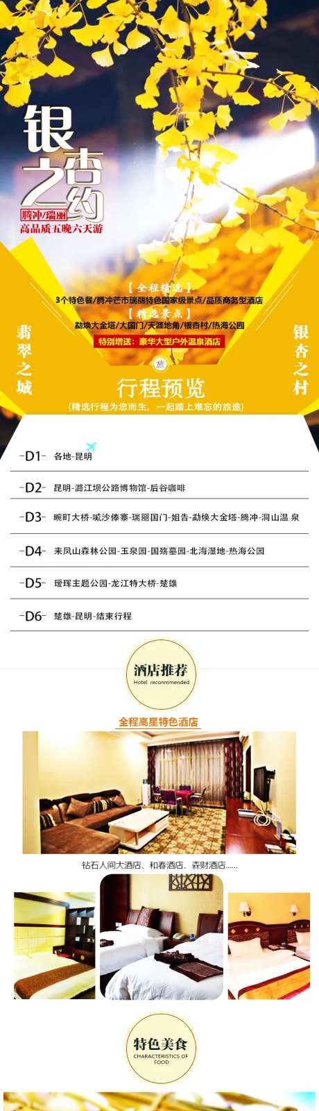 银杏之约腾冲瑞丽旅游详情页-采灵感-https://www.cailinggan.com/