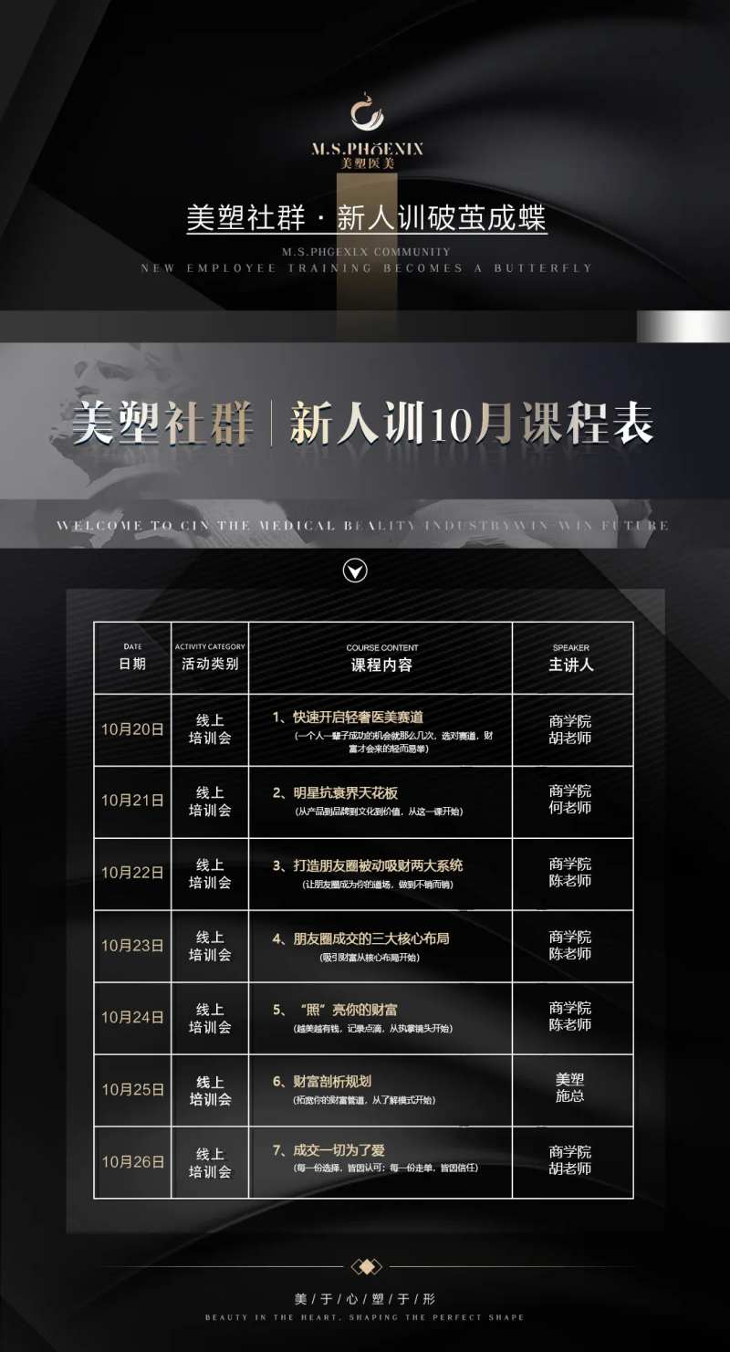医美商学院课程海报-采灵感-cailinggan.com