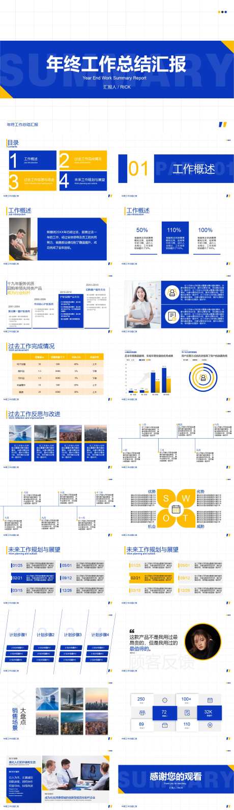 年终工作总结汇报ppt                                                                                                                                                                                             -采灵感-https://www.cailinggan.com/
