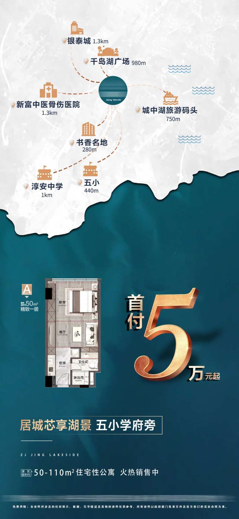 区位距离价值点创意海报-采灵感-cailinggan.com