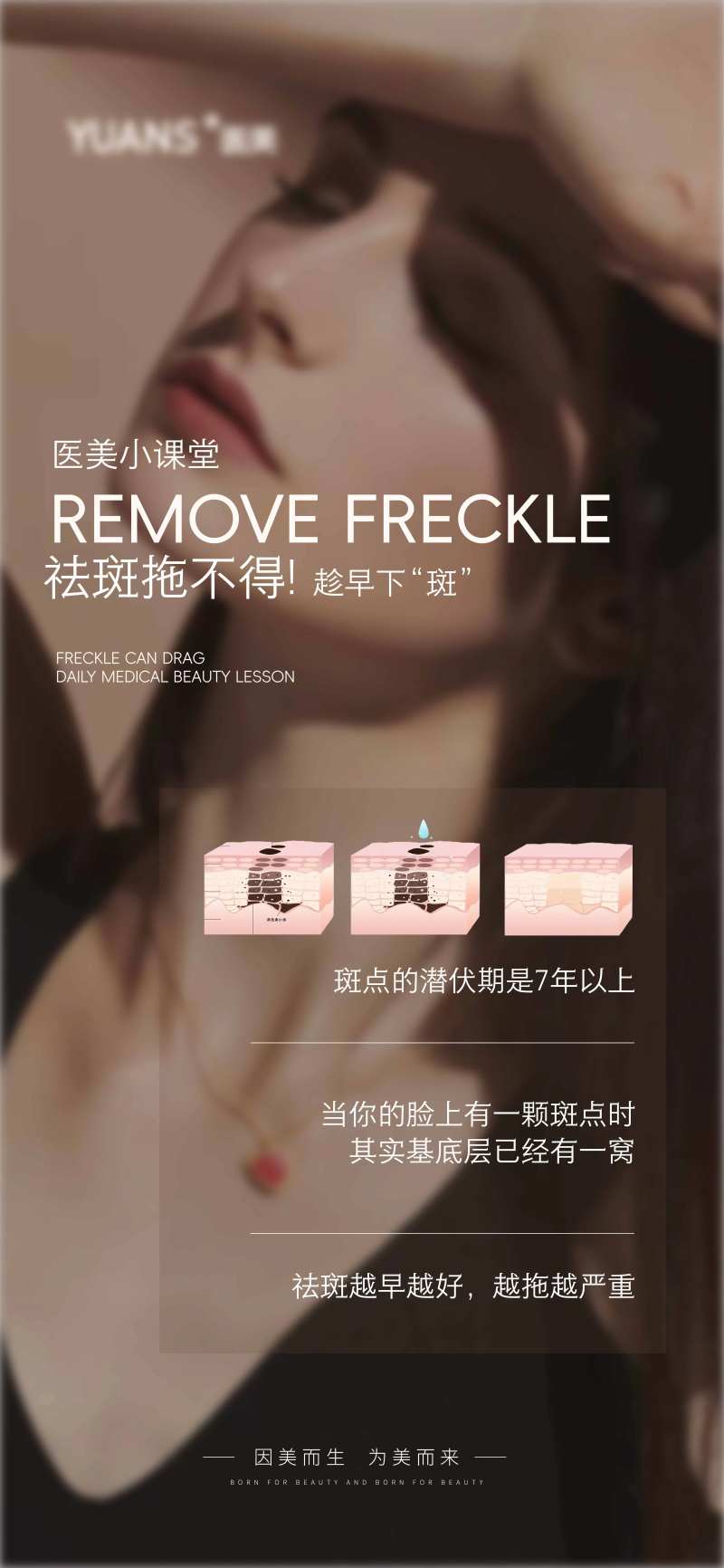 医美祛斑科普海报-采灵感-cailinggan.com