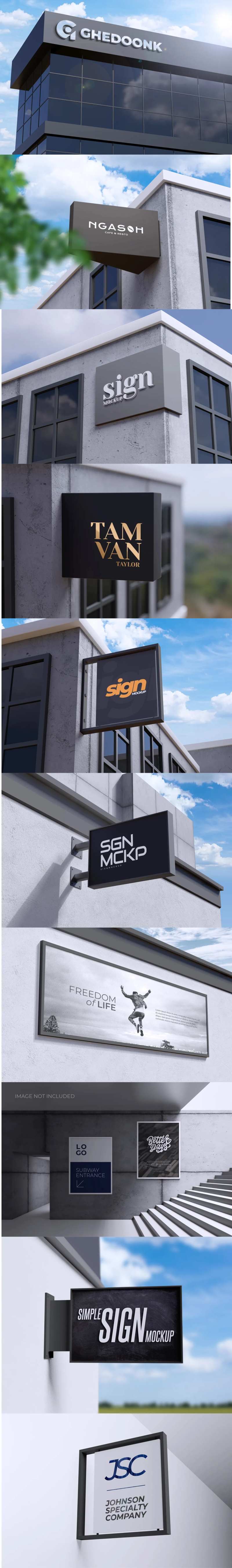 品牌大楼建筑样机-采灵感-cailinggan.com