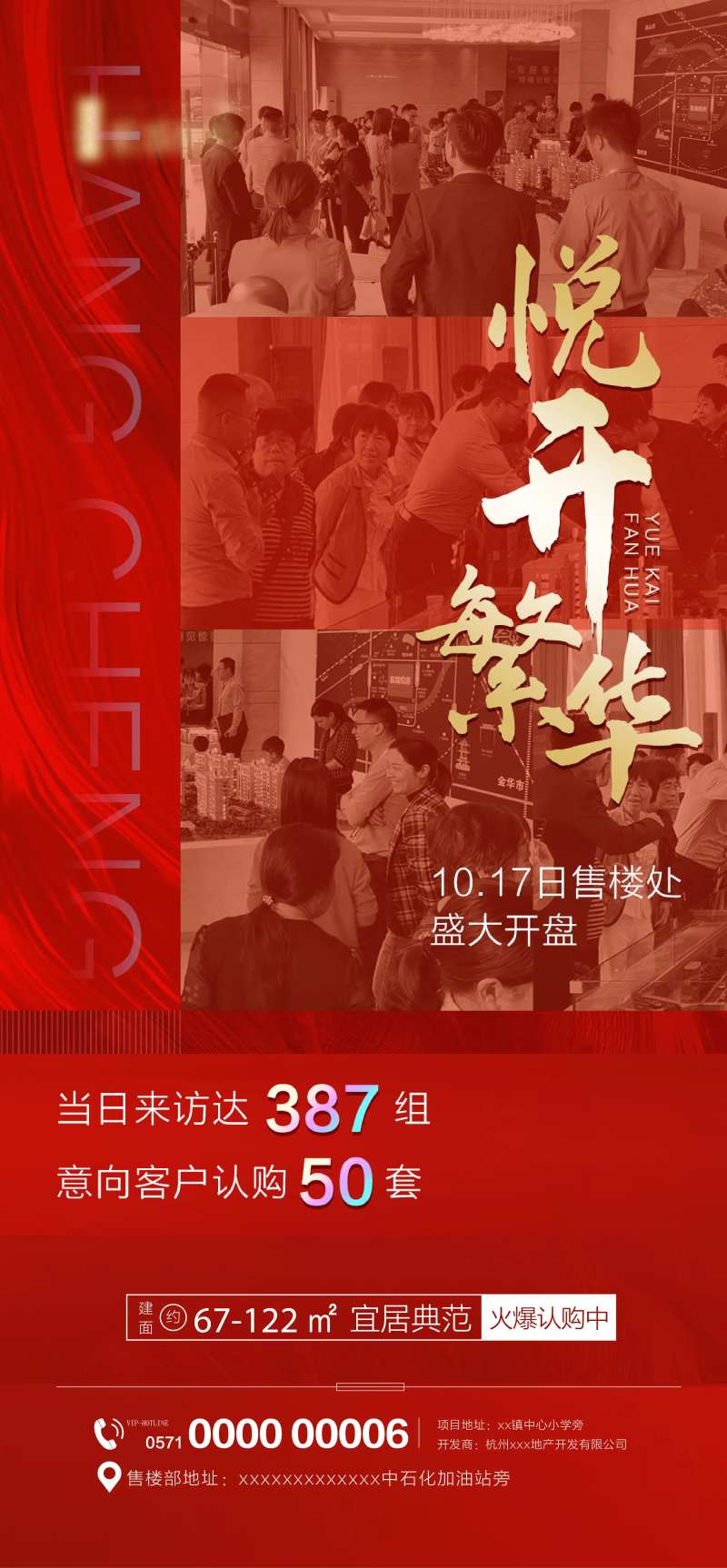 地产开盘访客成交量-采灵感-cailinggan.com