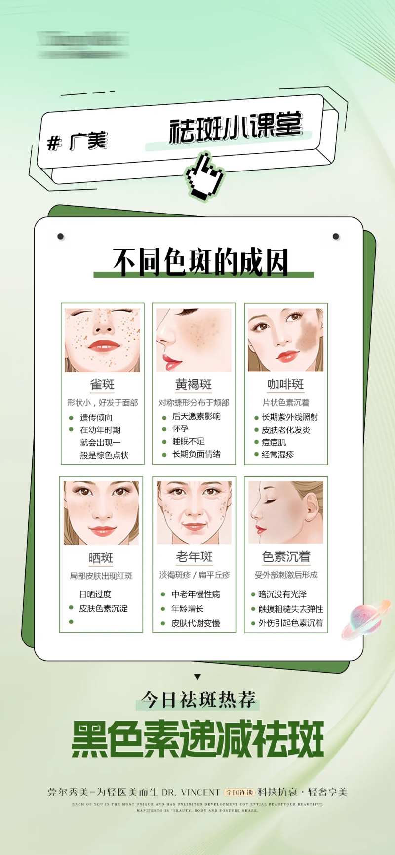 医美祛斑科普海报-采灵感-cailinggan.com