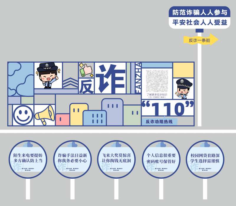 反诈美陈-采灵感-cailinggan.com