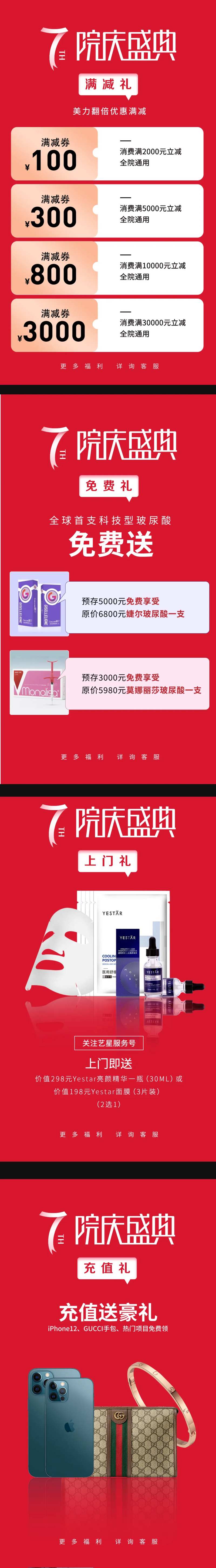 医美7周年院庆系列海报-采灵感-cailinggan.com