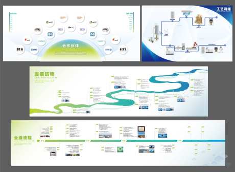 科技展厅工法墙历程墙-采灵感-https://www.cailinggan.com/