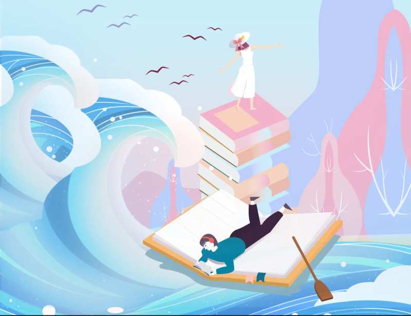 书香季读书日活动背景板-采灵感-cailinggan.com