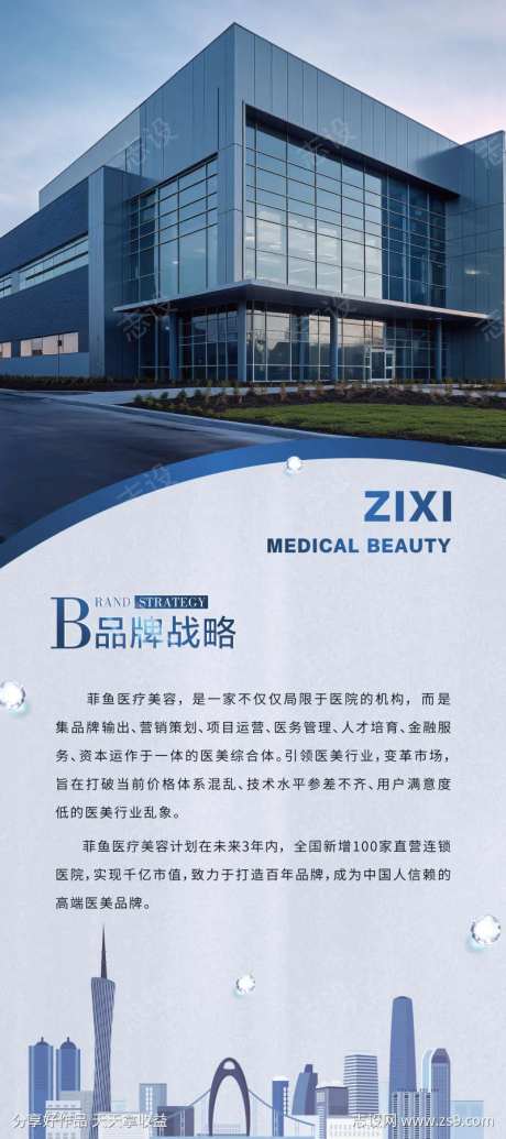 企业品牌战略介绍展架易拉宝-采灵感-https://www.cailinggan.com/