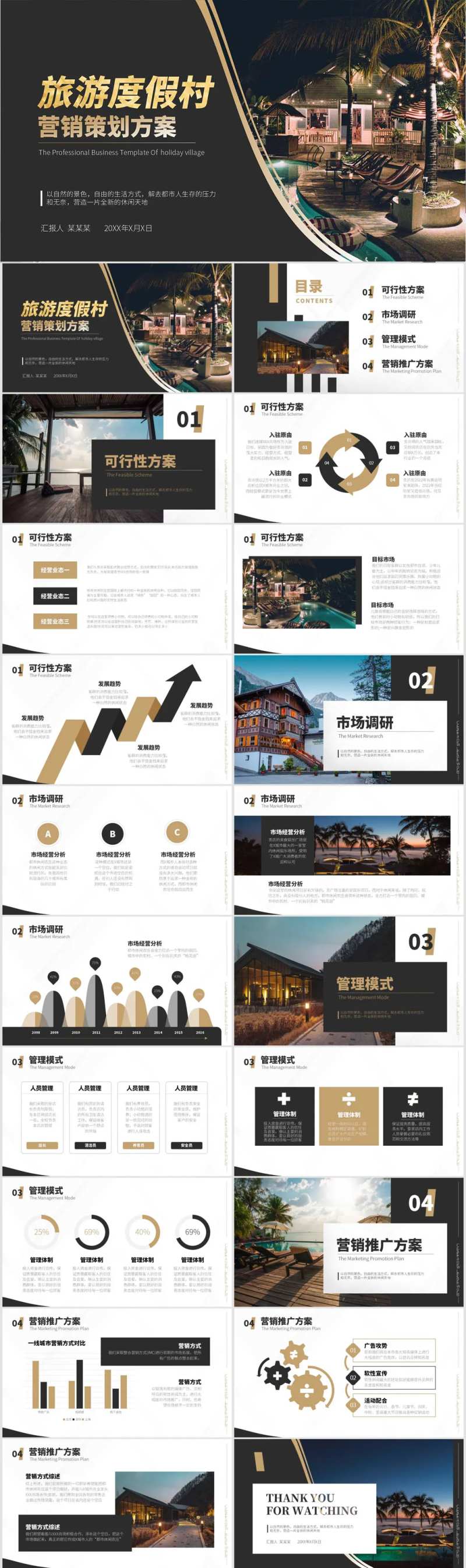 旅游度假村营销PPT-采灵感-cailinggan.com