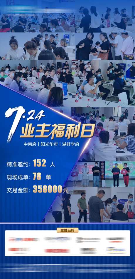 业主福利日活动人气拼图海报-采灵感-https://www.cailinggan.com/